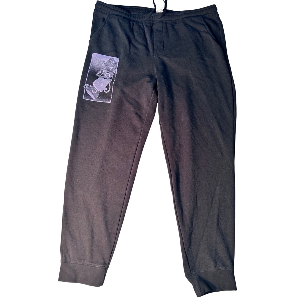 Cloak Brand Hidden In Plain Sight Black Joggers Sweatpants Mens 2XL Teacup